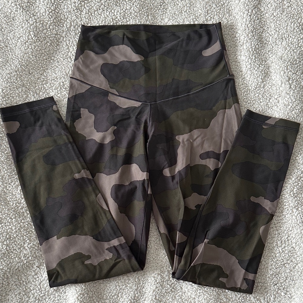 Aerie Women's Camo Leggings - Black, Green, Brown